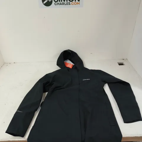 BERGHAUS WOMEN'S HOODED JACKET – BLACK, UK 14