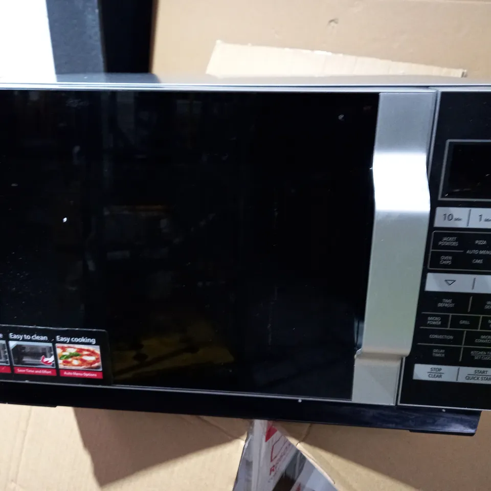 SHARP 25L 900W FLAT TRAY COMBI MICROWAVE RRP £159.99
