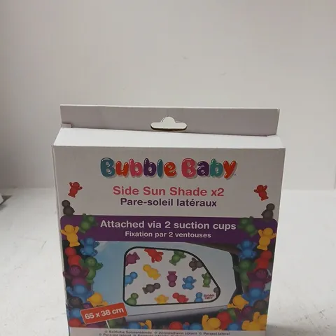 BUBBLE BABY SIDE SUN SHADE X2 FOR CAR WINDOW – 65 × 38 CM