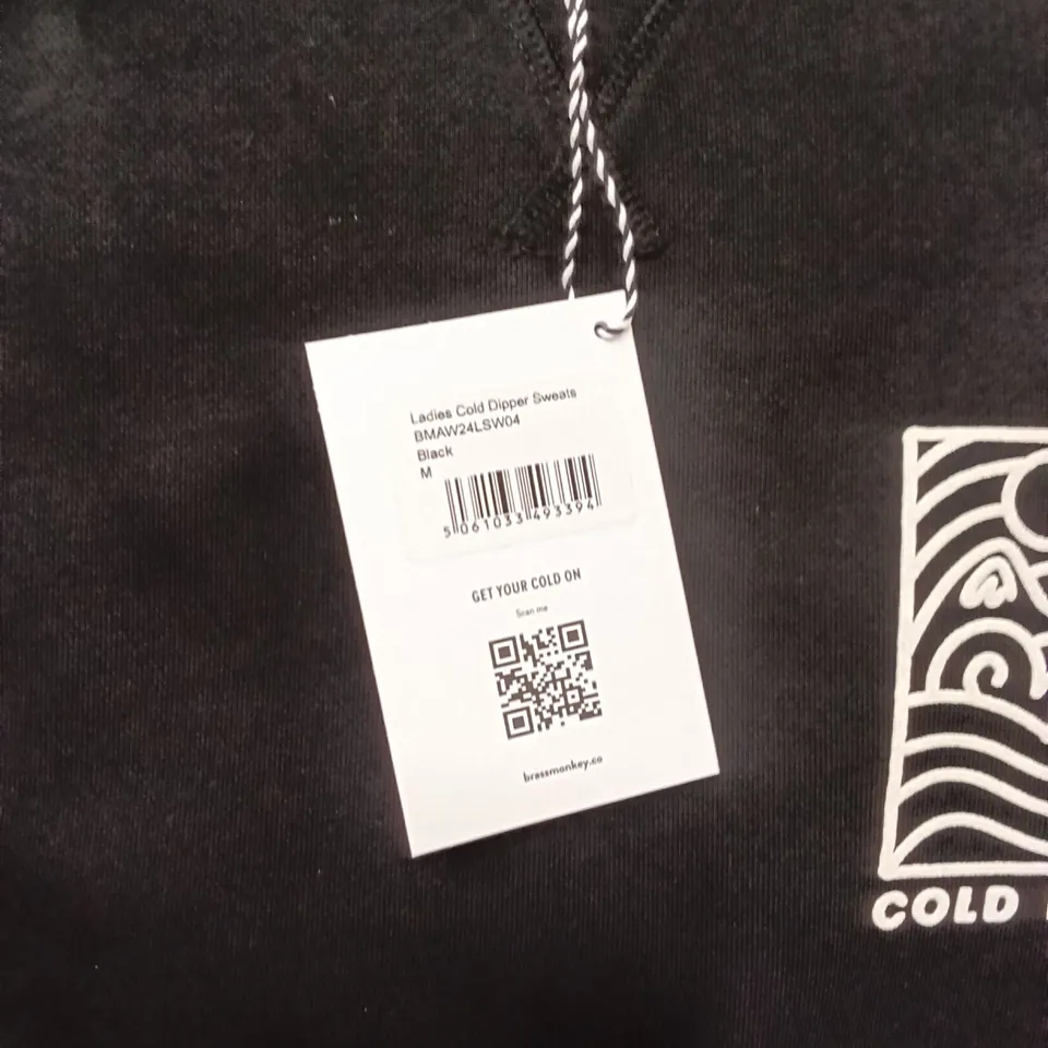 BRAND NEW BRASS MONKEY SWEATS - BLACK SIZE MEDIUM APPROXIMATELY 14