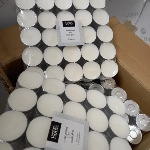 GEORGE HOME UNSCENTED TEA LIGHTS x 5 PACKETS