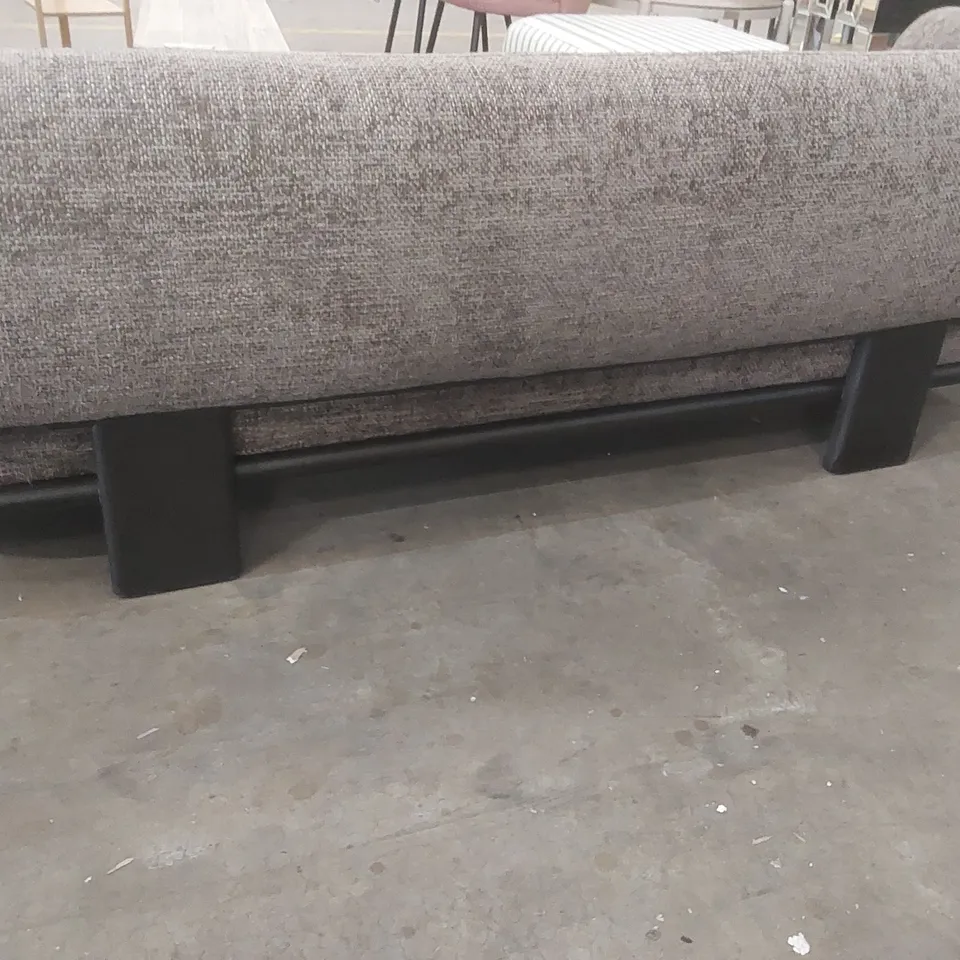 DANETTI FLORENCE RENCE MOCHA CHUNKY WEAVE 3 SEATER SOFA