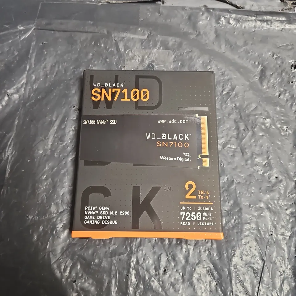 WD_BLACK GAME DRIVE SN710 NVME SSD 2TB M.2 2280 PCIE GEN4