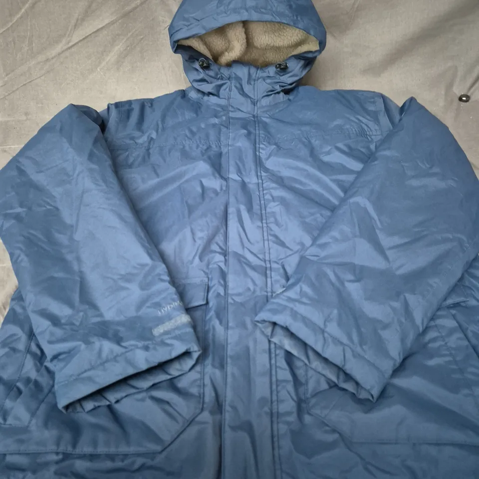 REGATTA GREAT OUTDOORS BLUE HOODED INSULATED JACKET – UK L