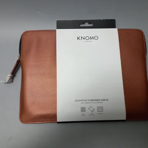 APPROXIMATLY 22 KNOMO GEOMETRIC EMBOSSED SLEEVES FOR MACBOOK 12" & ULTRABOOKS