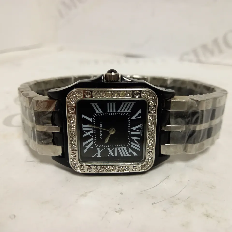 DESIGNER STYLE GEM STUD WATCH