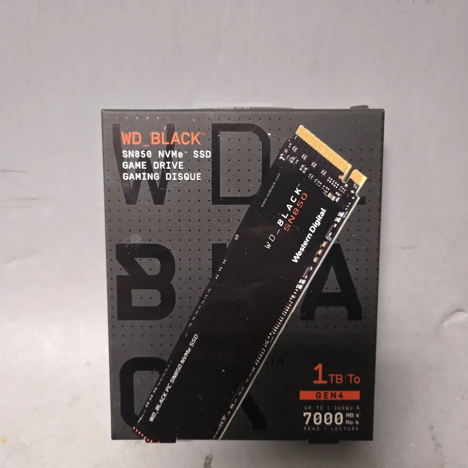 BOXED WD_BLACK SN850 NVME SSD 1TB SSD