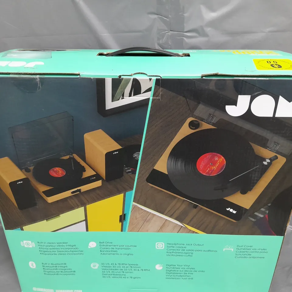 BOXED JAM BLUETOOTH SOUND STREAM+ TURNTABLE