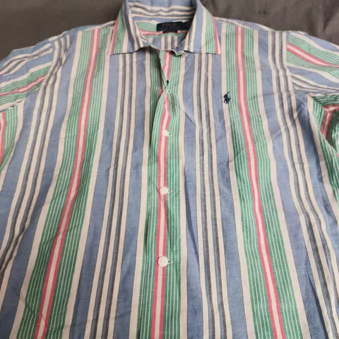 POLO RALPH LAUREN STRIPED SHIRT – LARGE