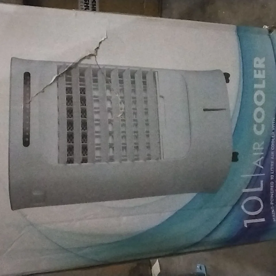 BOXED NESTECH 10L AIR COOLER WITH WATER AND ICE COMPARTMENT 