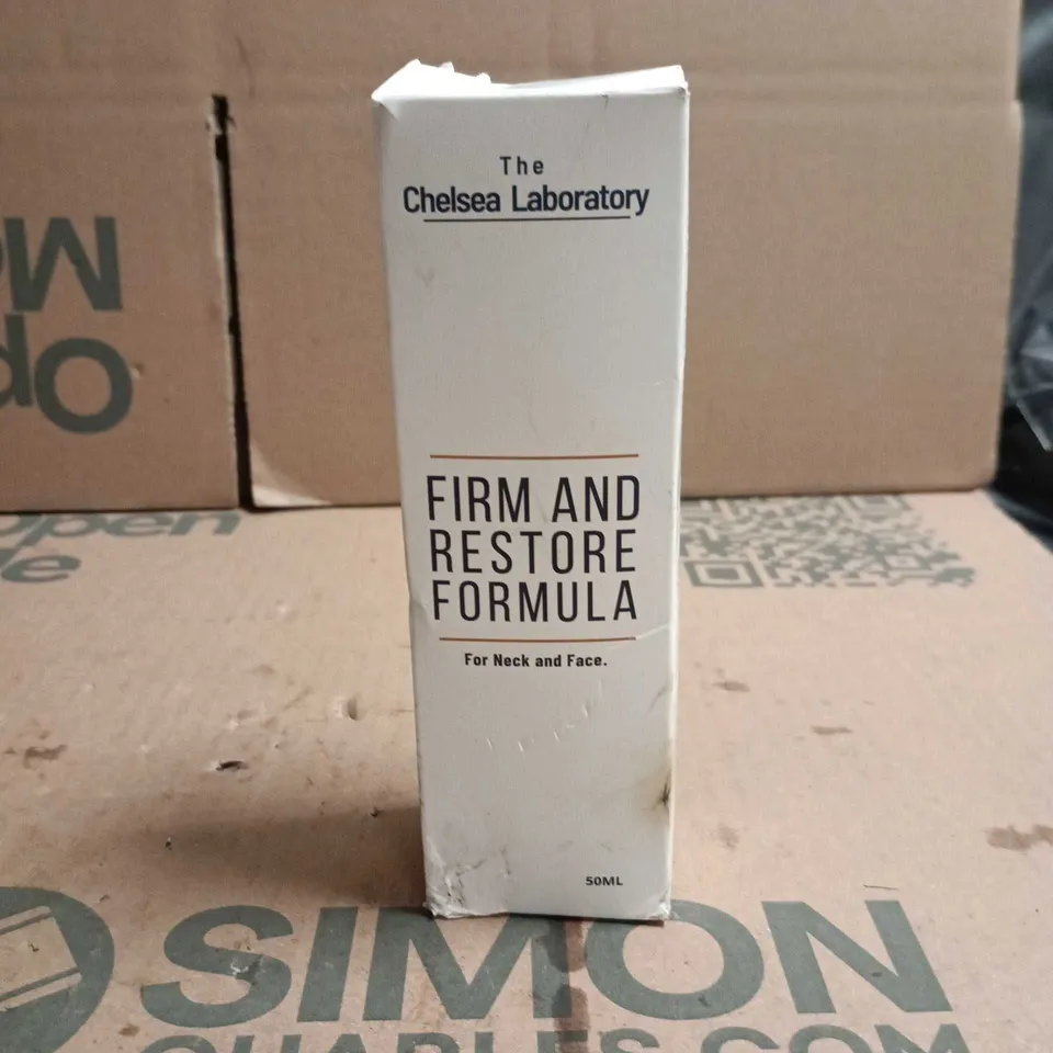 THE CHELSEA LABORATORY – FIRM AND RESTORE FORMULA (50ML) NECK & FACE