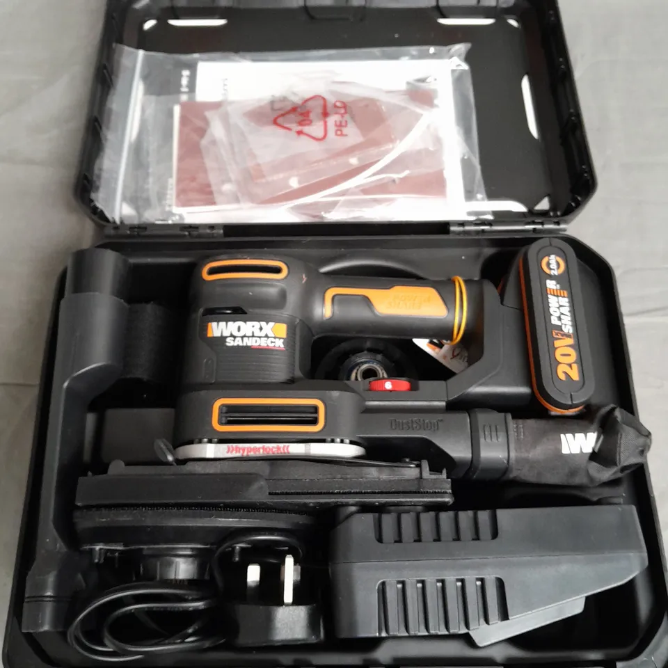 BOXED AS NEW WORX WX820 5IN1 MULTI SANDER