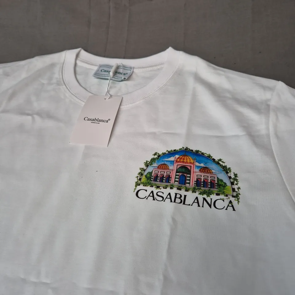 CASABLANCA TENNIS CLUB T-SHIRT SIZE M