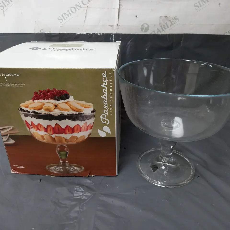 BOXED PASABAHCE PETITE PATISSERIE FOOTED BOWL