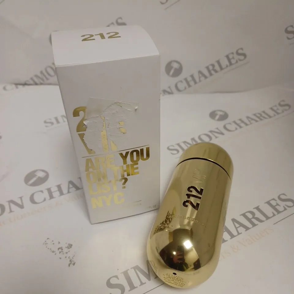 BOXED CAROLINA HERRERA 212 VIP EAU DE PARFUM 80ML