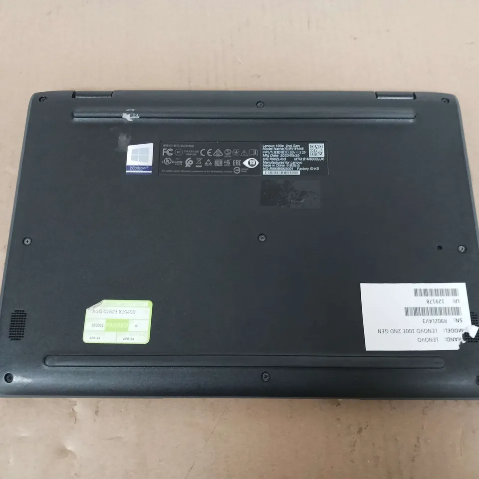 LENOVO 100E (2ND GEN) 11 INCH	CELERON N4000 1.10GHZ