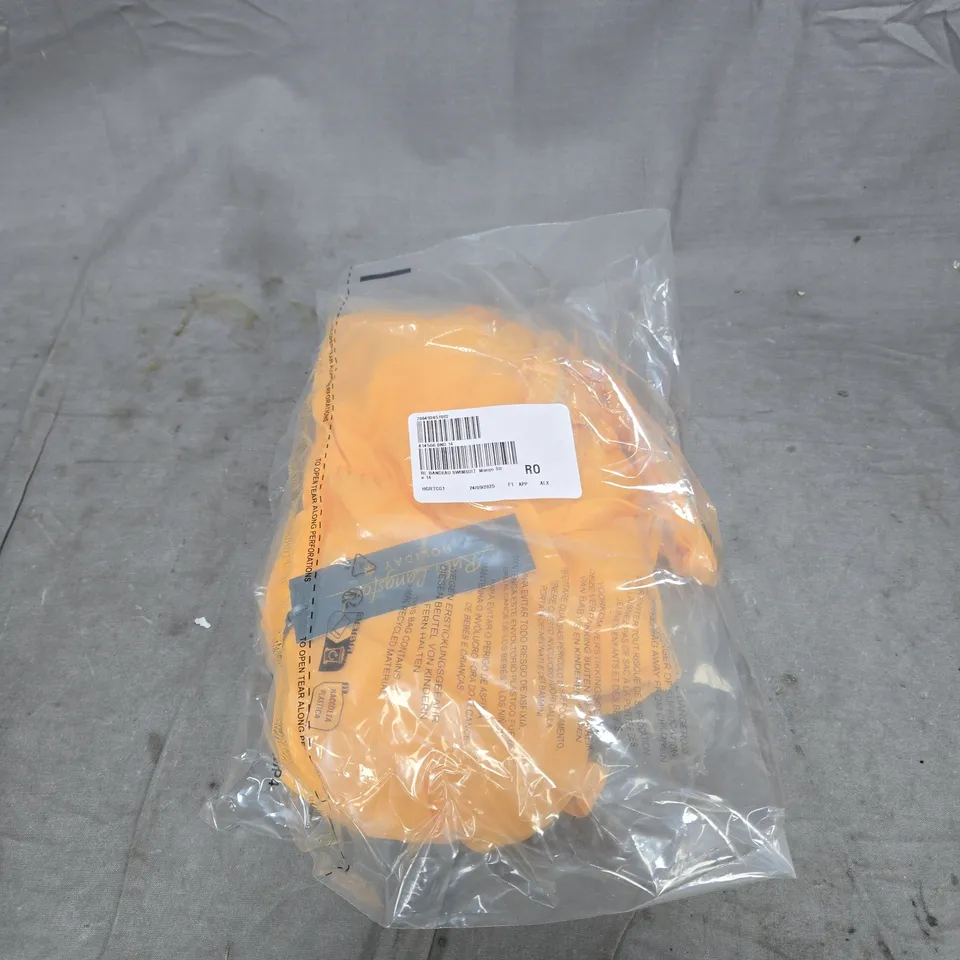 RUTH LANGSFORD HOLIDAY SHOP BANDEAU SWIMSUIT MANGO SIZE 14