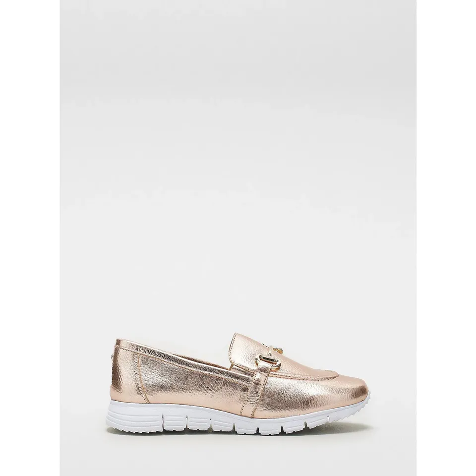 MODA IN PELLE FRANCIE LOAFER- ROSE GOLD SIZE 6