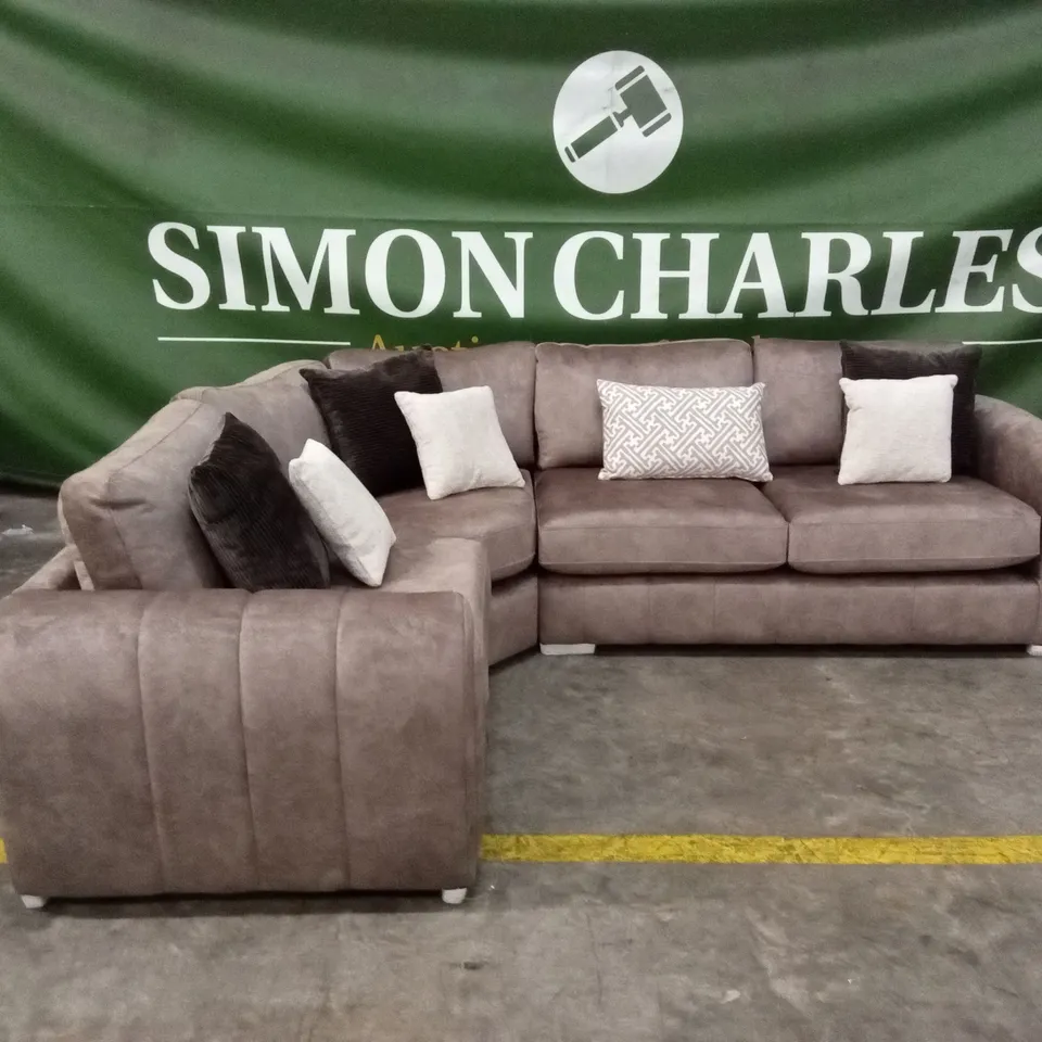 AMARA LEFT HAND DOUBLE ARM CORNER GROUP SOFA RRP £3199