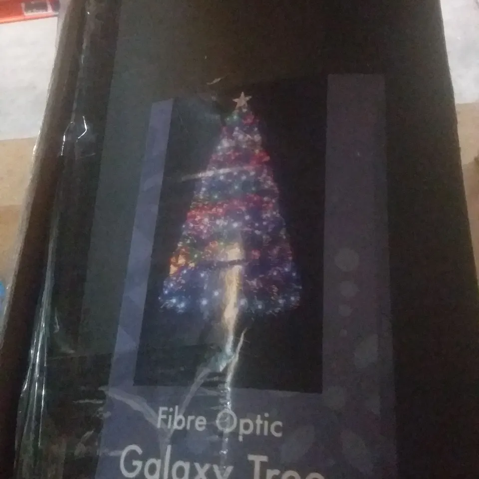 BOXED FIBRE OPTIC GALAXY TREE 180CM MULTI COLOUR CHRISTMAS TREE