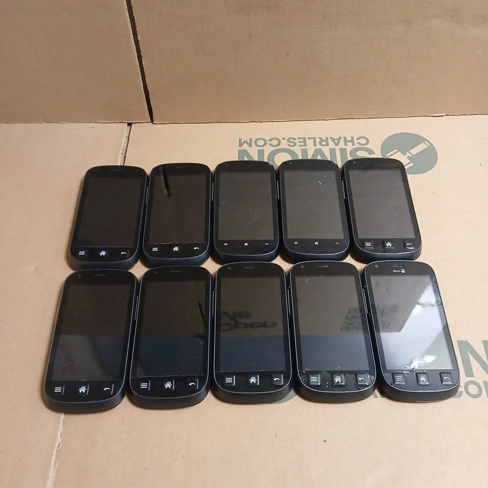 10 X ASSORTED DORO SMARTPHONES 