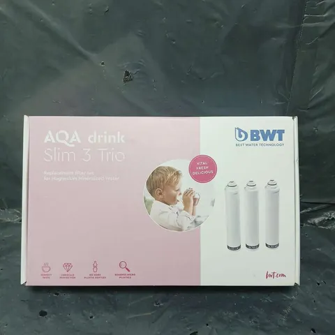 BOXED BWT AQA DRINK SLIM 3 TRIO 