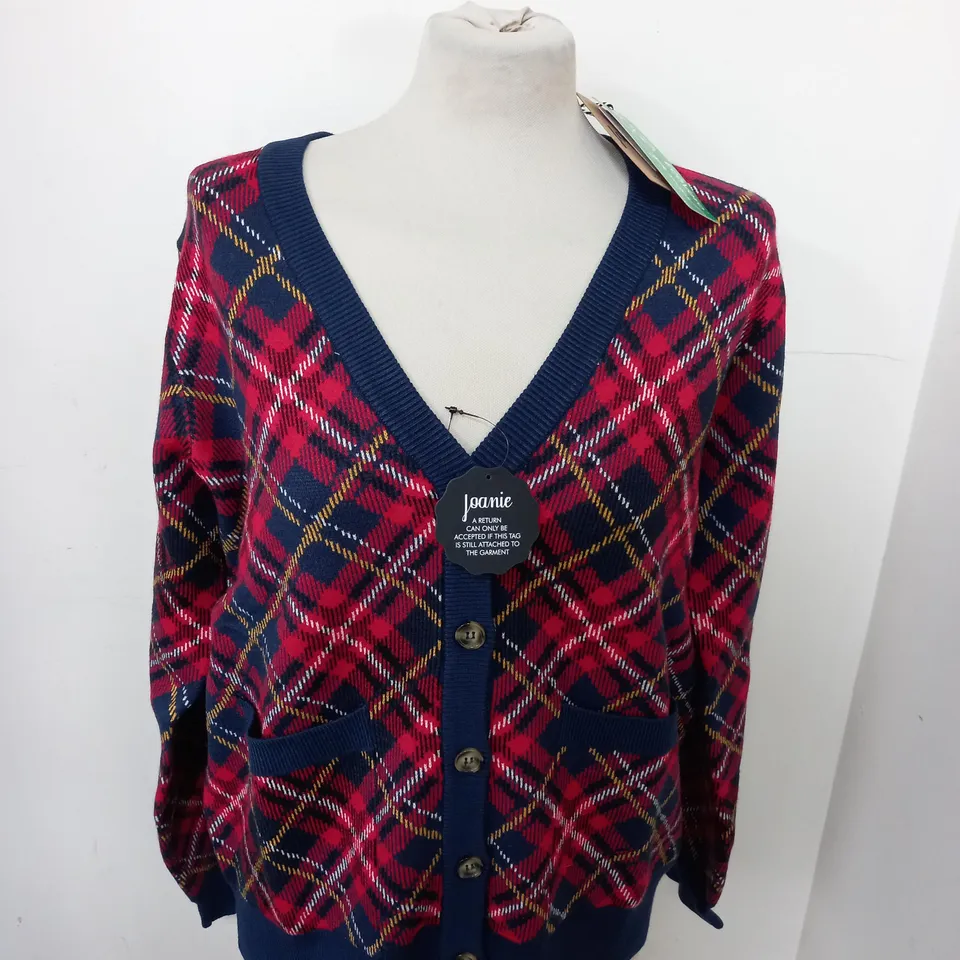 JOANIE BUTTONED KNITTED CARDIGAN SIZE M