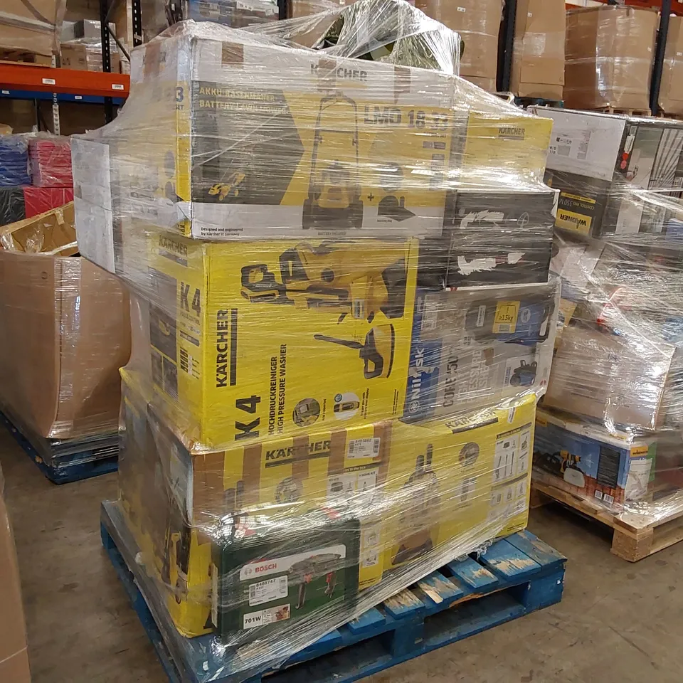 PALLET OF APPROXIMATELY 16 UNPROCESSED RAW RETURN HOUSEHOLD AND ELECTRICAL GOODS TO INCLUDE;