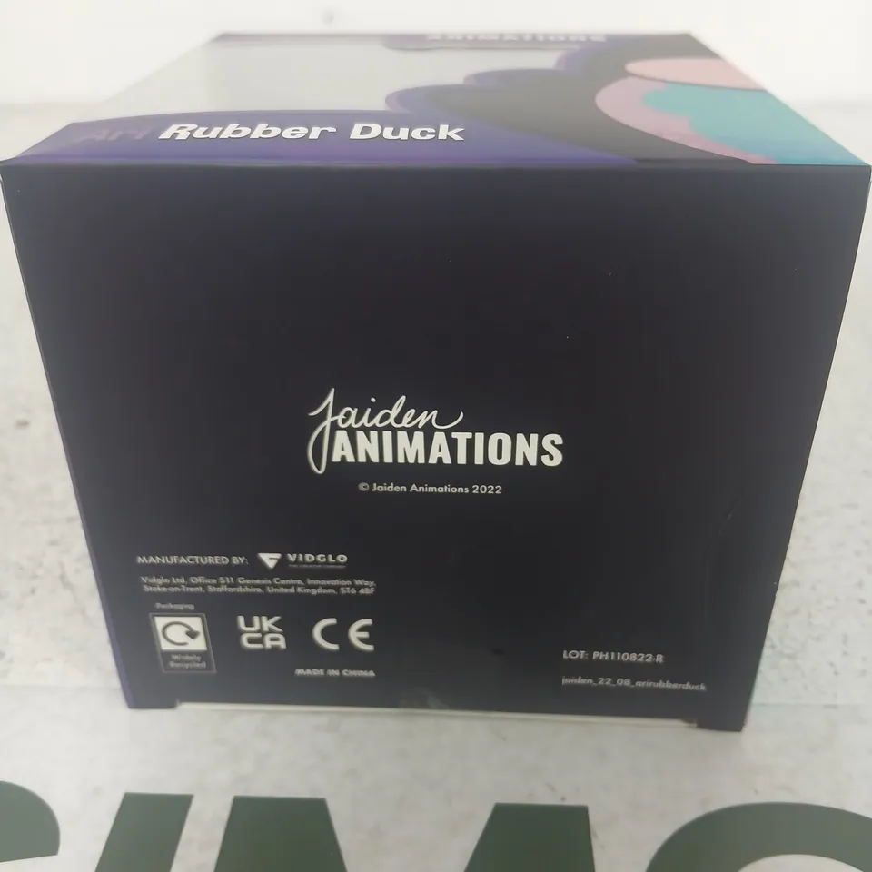 APPROXIMATELY 36 BRAND NEW JAIDEN ANIMATIONS ARI RUBBER DUCK – BOXED COLLECTIBLE