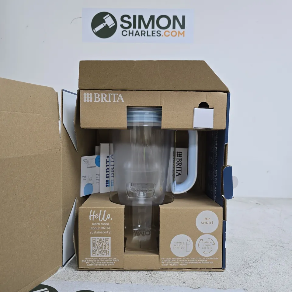 BRITA GLASS WATER FILTER JUG – MODEL ONE, 2.5 L, BOXED