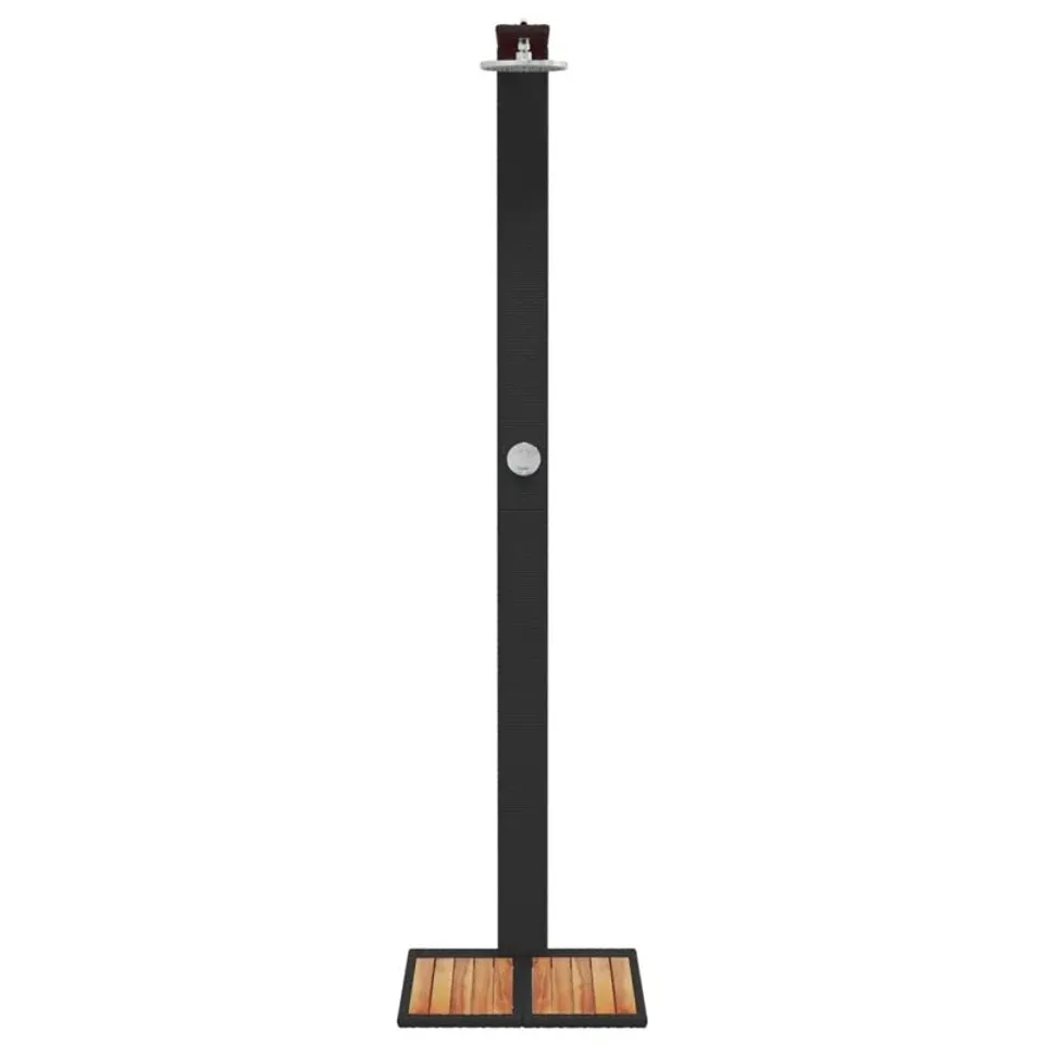 BOXED PE RATTAN OUTDOOR SHOWER AND FOOTWASH SPOUT