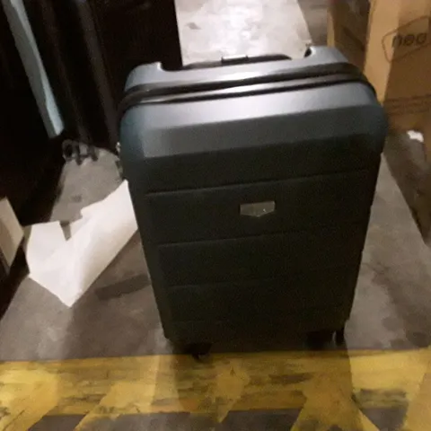 UNBOXED KEPLIN LUGG SMALL SIZE TRAVEL LUGGAGE WITH WHEELS GREEN COLOUR 