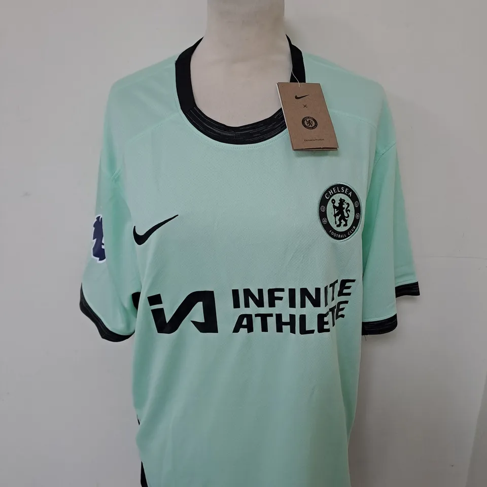 CHELSEA FC AWAY SHIRT WITH QOLEY 04 SIZE 2XL