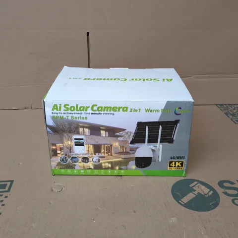 BOXED AI SOLAR CAMERA 2IN1