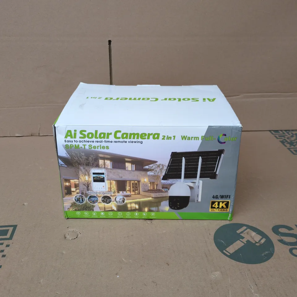 BOXED AI SOLAR CAMERA 2IN1