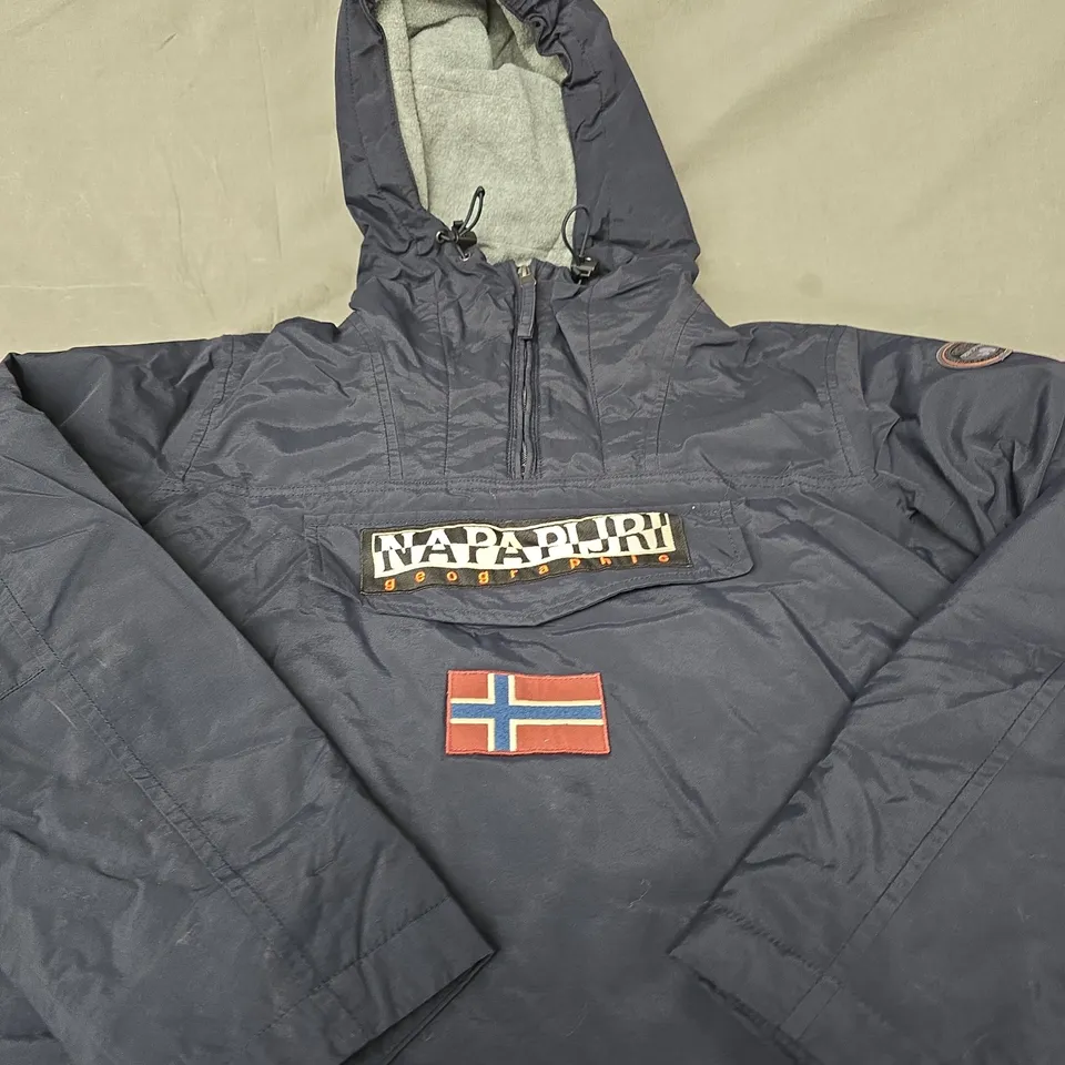 NAPAPIJRI NAVY PARKA JACKET - SIZE UNPECIFIED