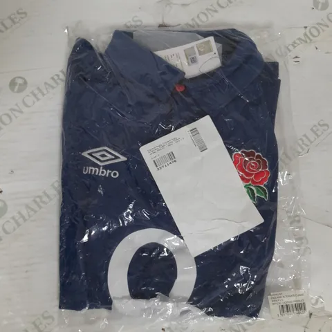 UMBRO ENGLAND ALTERNATE CLASSIC JERSEY IN BLUE SIZE S