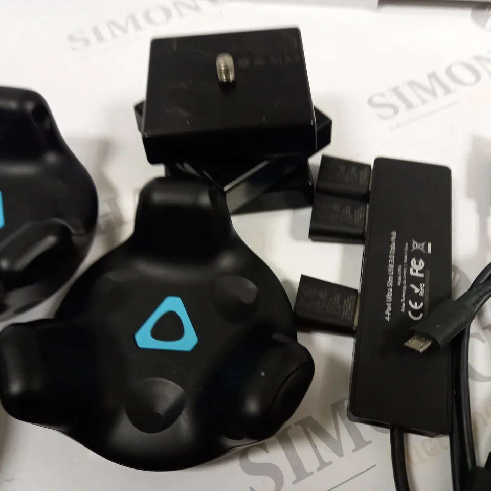 LOT OF VIVE HTC ACCESSORIES AND CONNECTORS