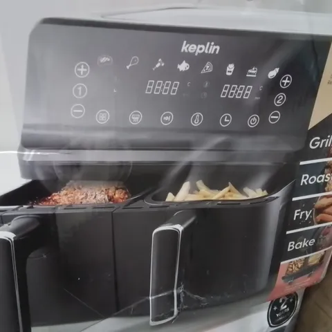 BOXED KEPLIN 9 LITRE DUAL DRAWER AIRFRYER