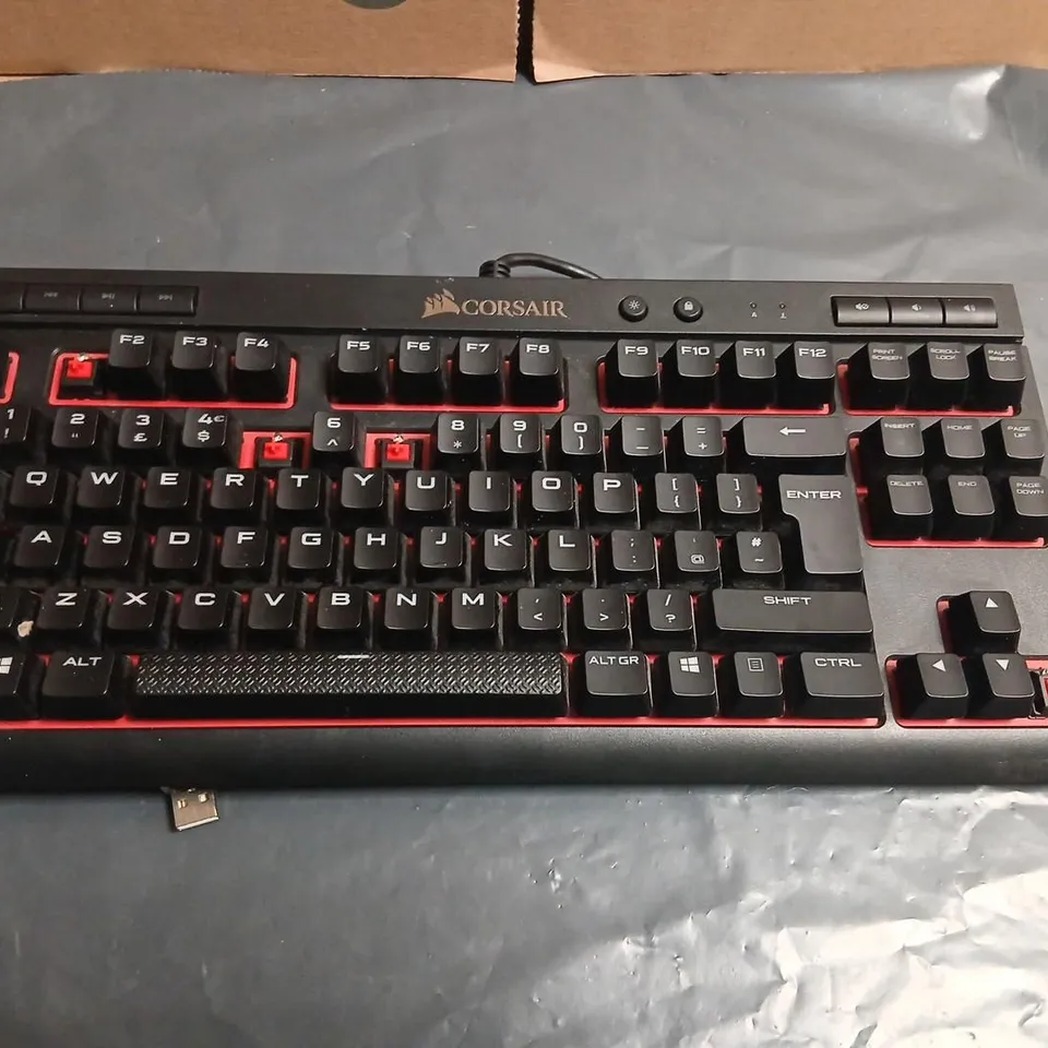 CORSAIR GAMING K63 KEYBOARD USB – BLACK WITH RED BACKLIGHTING