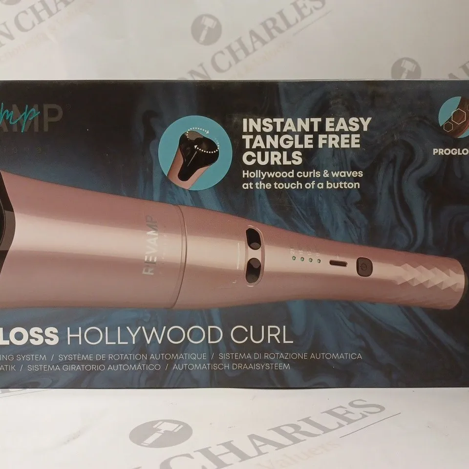 BOXED REVAMP PROGLOSS HOLLYWOOD CURL AUTOMATIC ROTATING SYSTEM