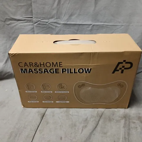 BOXED CAR & HOME MASSAGE PILLOW IN BLACK