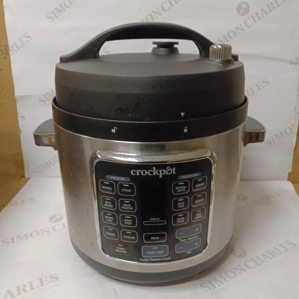 CROCKPOT TURBO EXPRESS PRESSURE MULTICOOKER