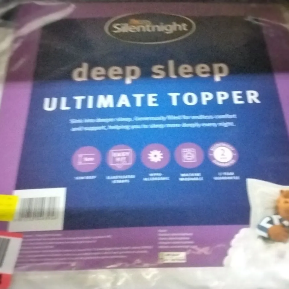 SILENTNIGHT ULTIMATE DEEP SLEEP MATTRESS TOPPER SINGLE