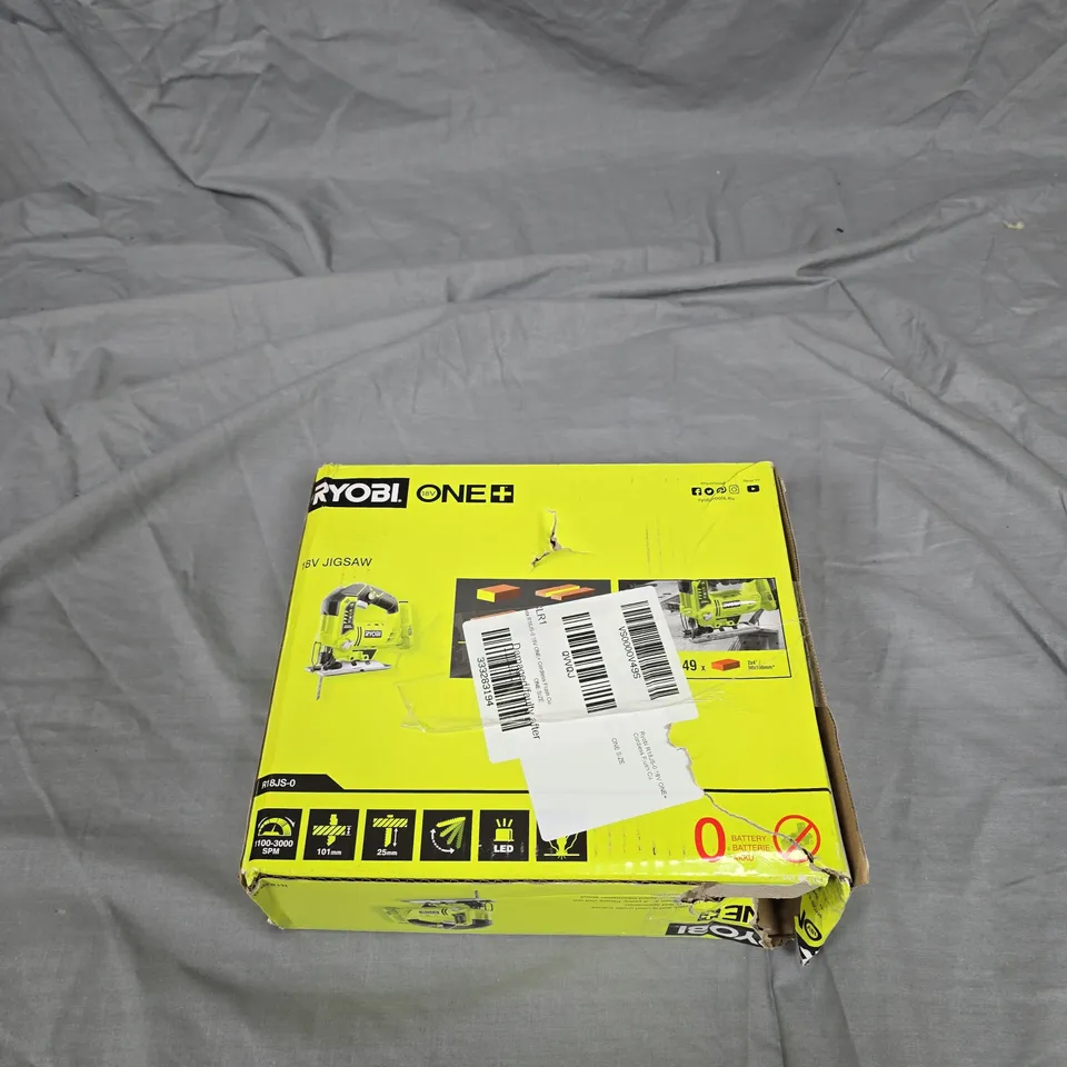 BOXED RYOBI R18JS-0 18V CORDLESS JIGSAW