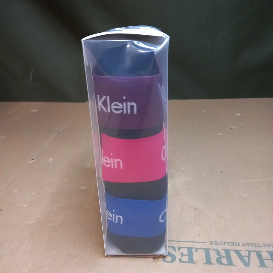 CALVIN KLEIN COTTON STETCH TRUNKS ( 3 PACK ) SIZE S