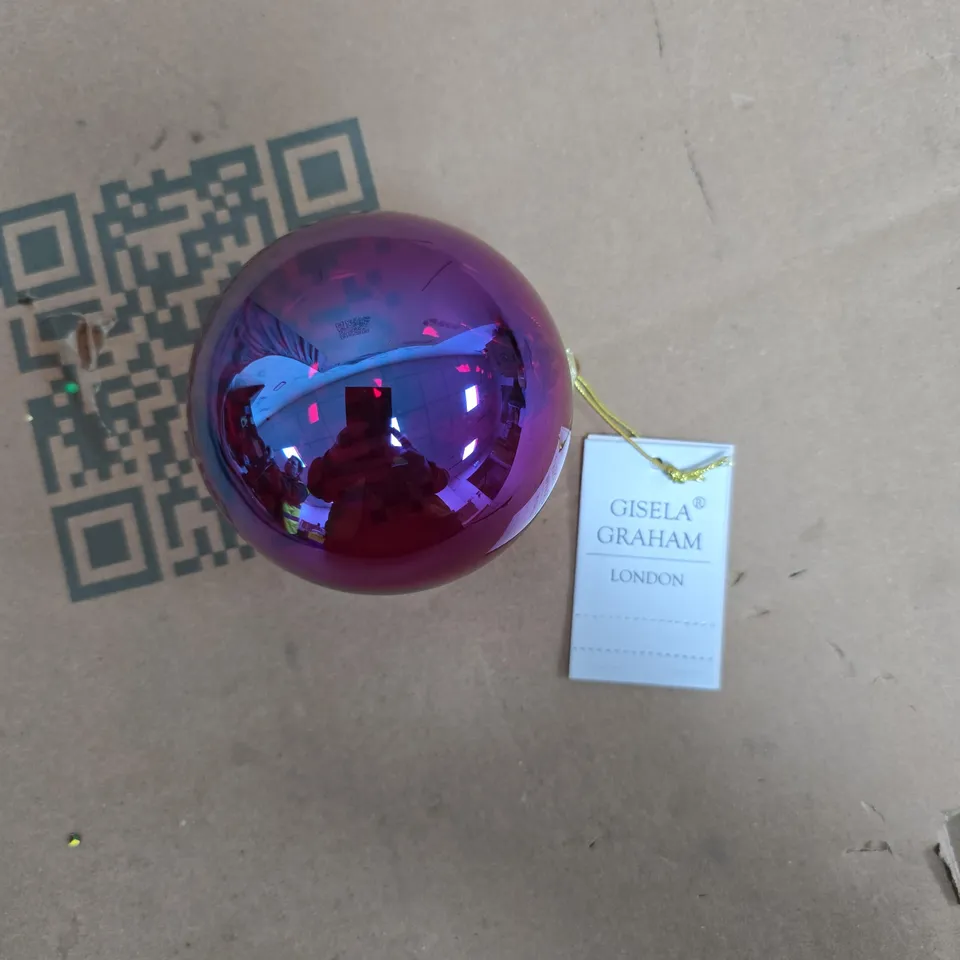 BOX OF APPROXIMATELY 90 GISELA GRAHAM PINK BAUBLES