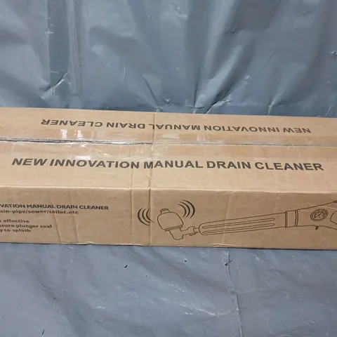 BOXED NEW INNOVATION MANUAL DRAIN CLEANER