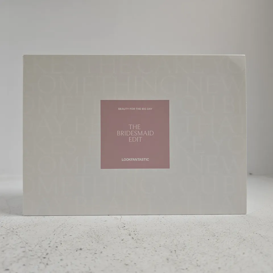 LOOK FANTASTIC THE BRIDESMAID EDIT 2026 UK V1 BEAUTY AND SELF-CARE GIFT BOX