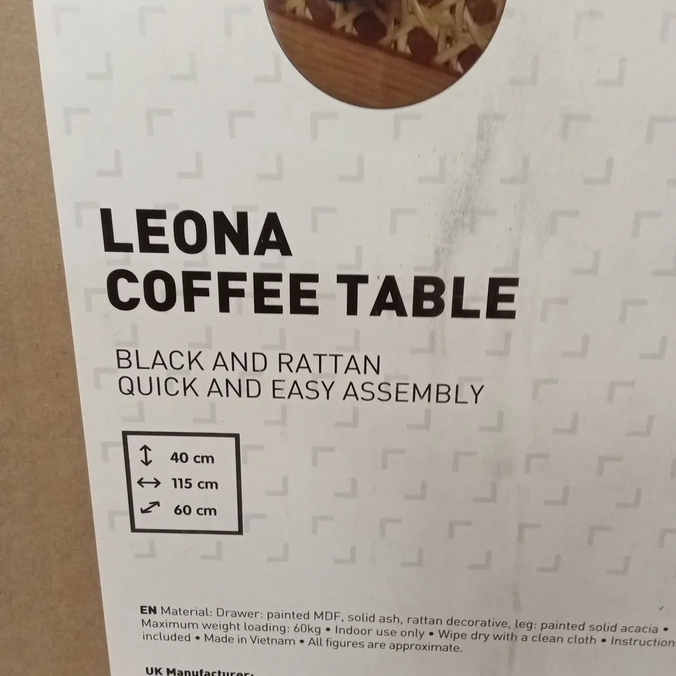 BOXED LEONA COFFEE TABLE (1 BOX)